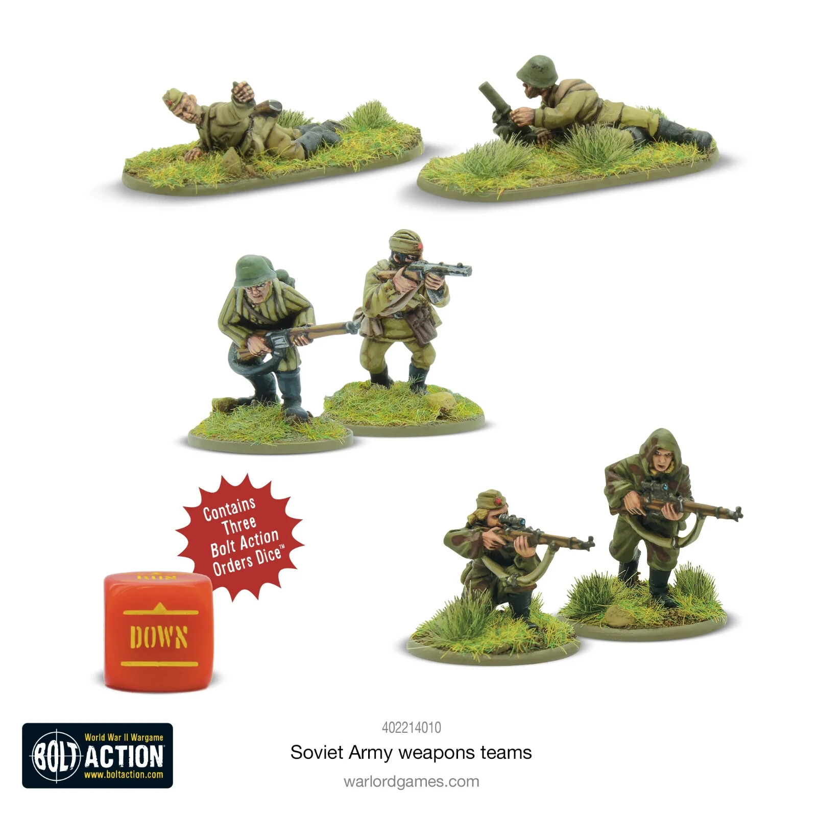 Soviet Army Weapons Teams Bolt Action Warlord Games