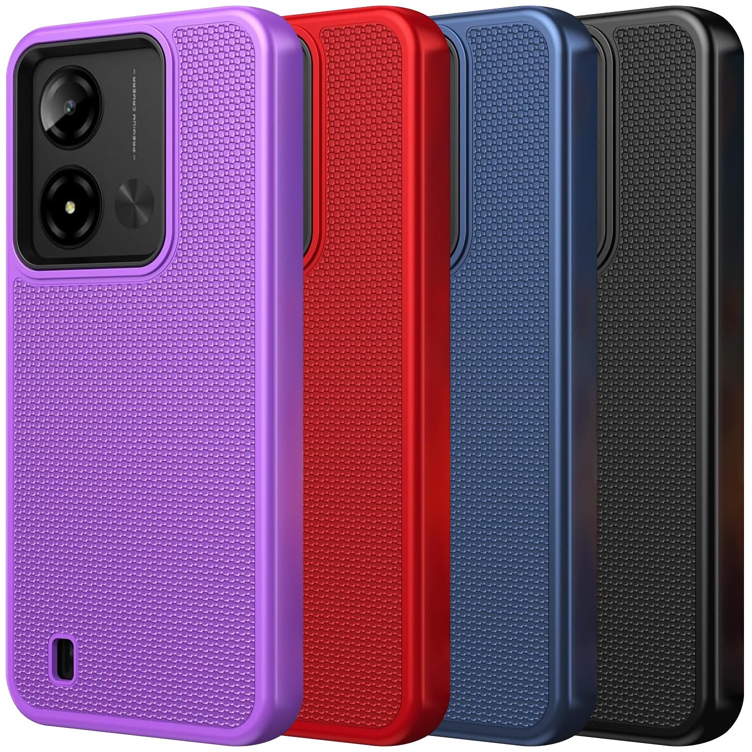 For Cloud Mobile Stratus C8 Prime Case Dual Layer Heavy Duty Shockproof Cover
