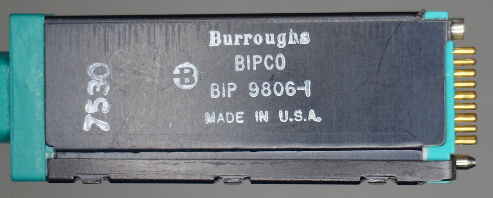 Vintage Burroughs BIPCO BIP 9806-1 Nixie Tube Decoder Driver Module USA