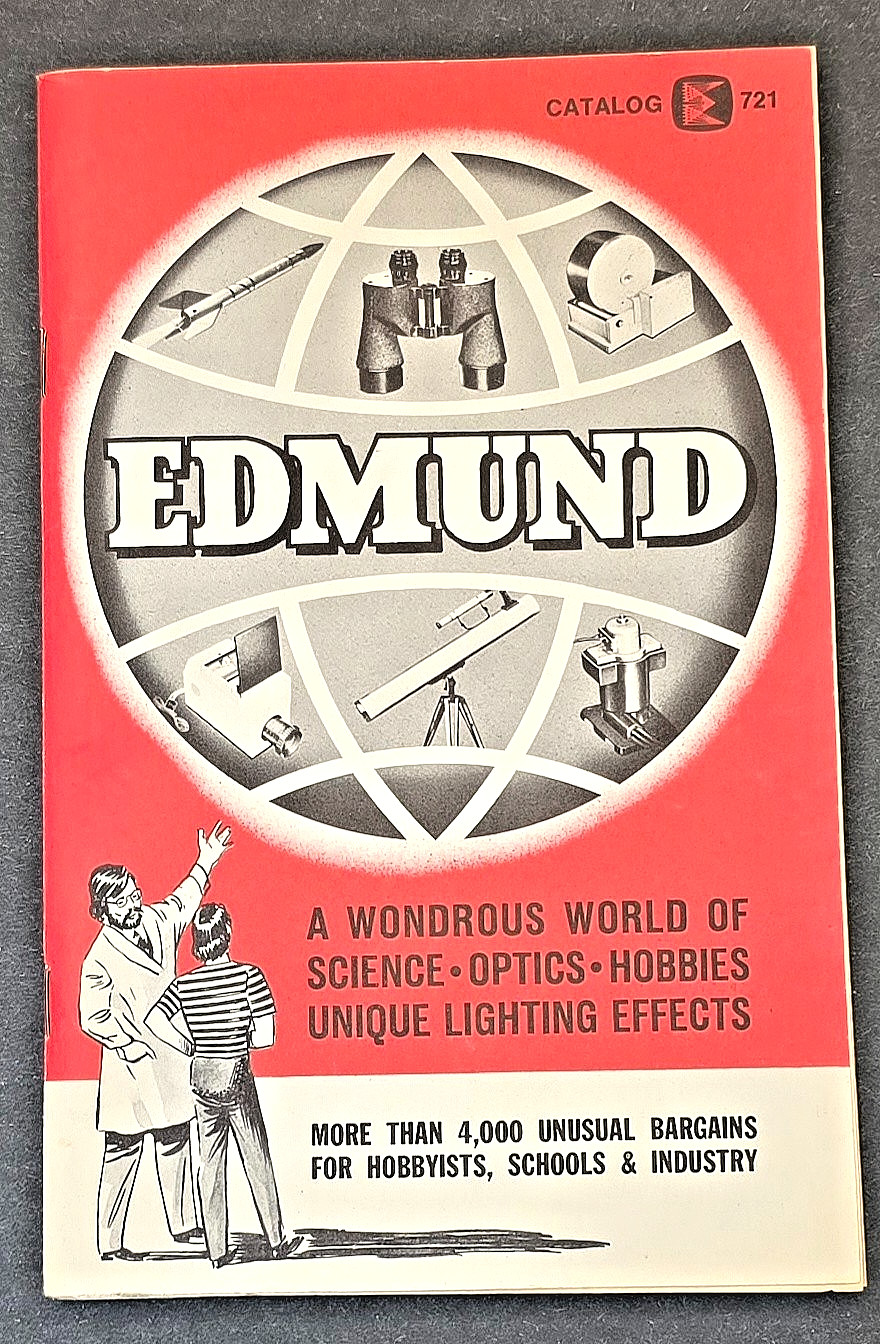 Edmund Scientific Catalog 721 (1971) Vintage Science Optics Hobbies