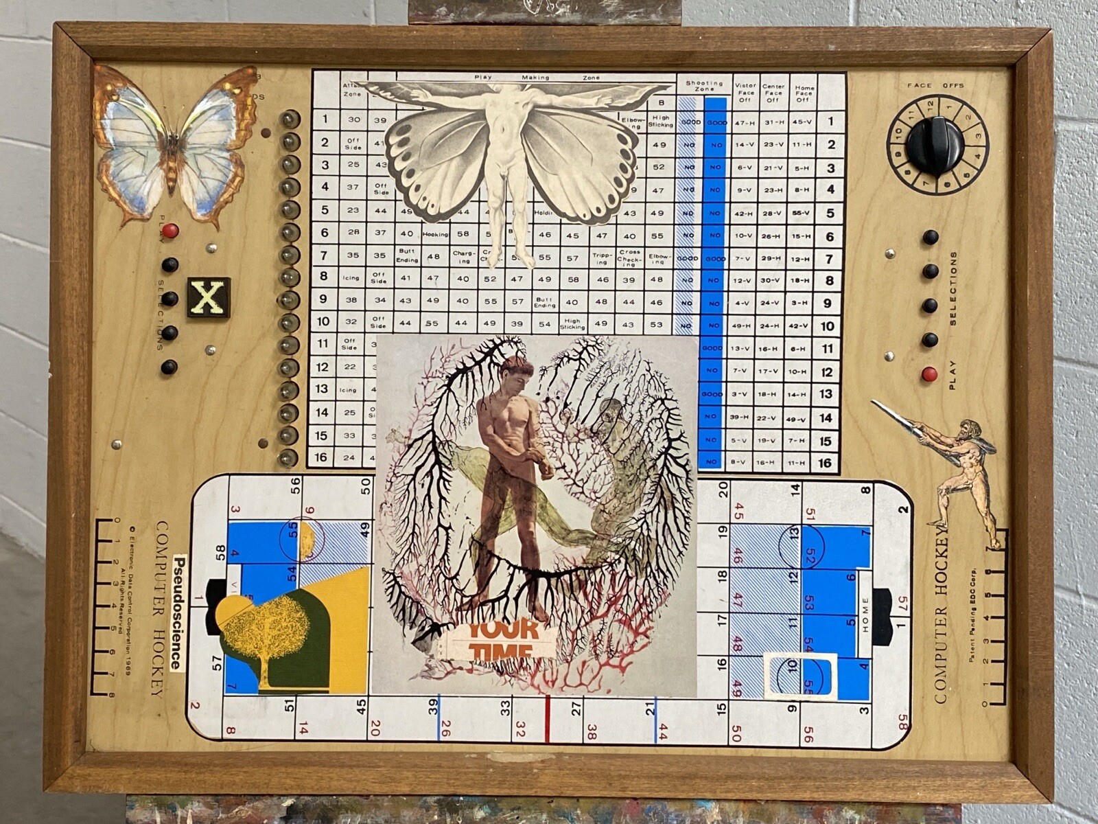 1969 JOSE BERNAL (1925-2010) ASSEMBLAGE OF FOUND OBJECTS SOME HANDWORK -  CUBAN