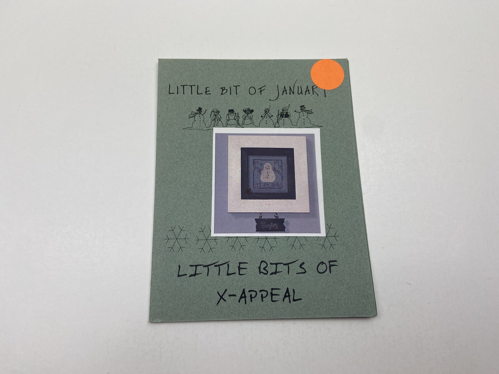 X Appeal Little Bit Of January Counted Cross Stitch Pattern 1M