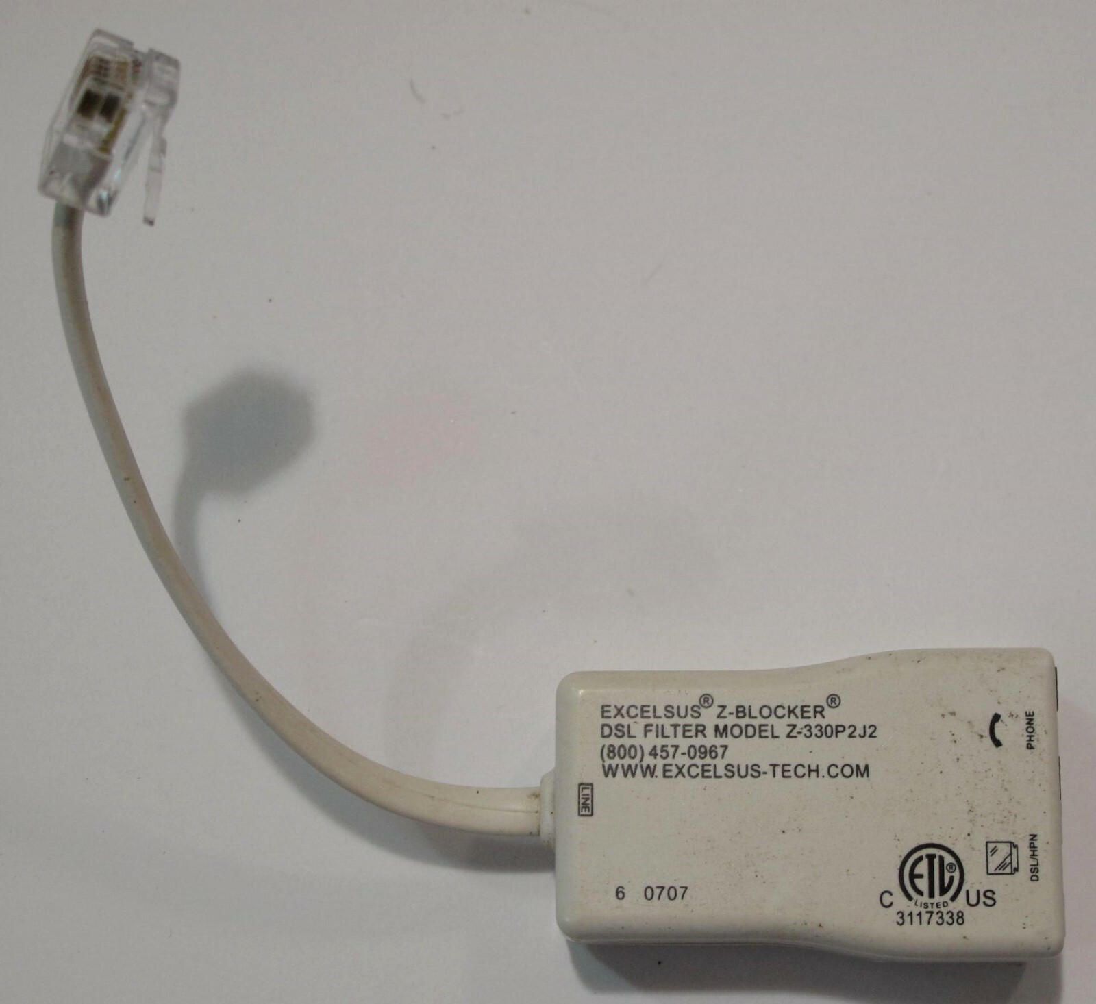 Excelsus Z-Blocker DSL Filter Z-330P2J2