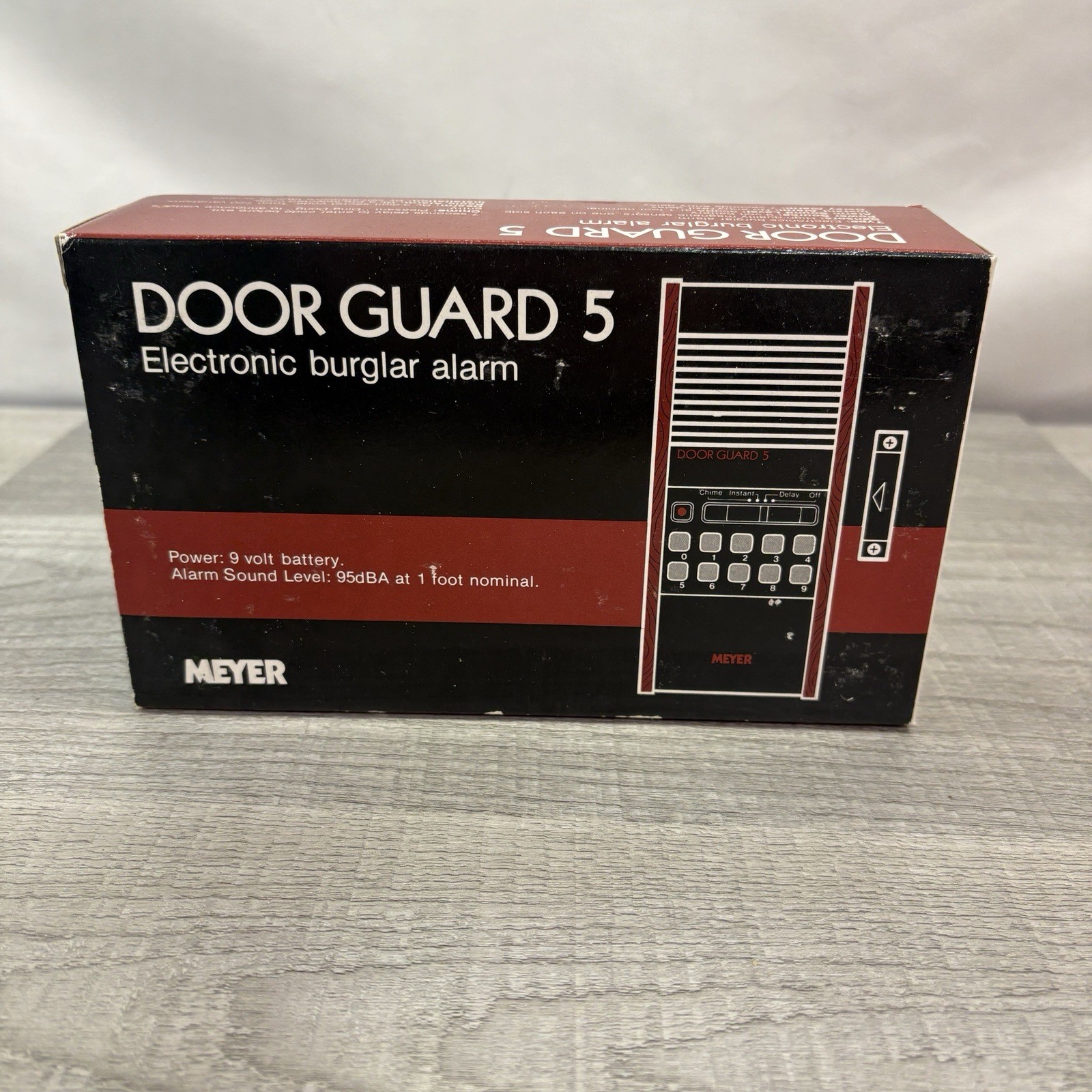 Vintage Meyer Door Guard 5 Electronic Burglar Alarm - NOS New In Box