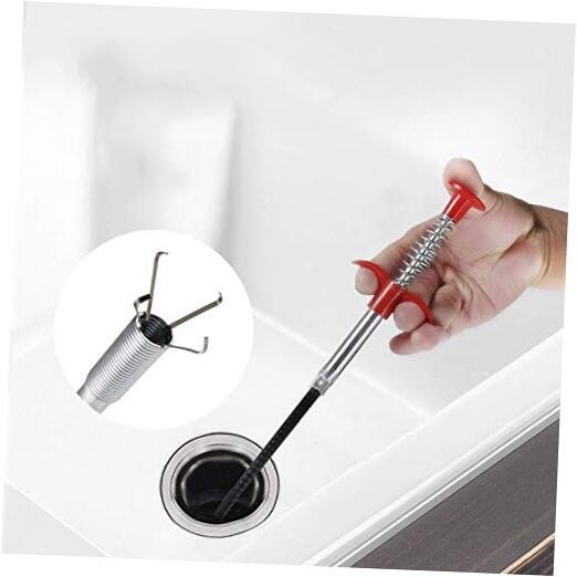 Flexible Grabber Claw Pick Up Reacher Tool (Drain Clog Remove Tool), 35.4inch