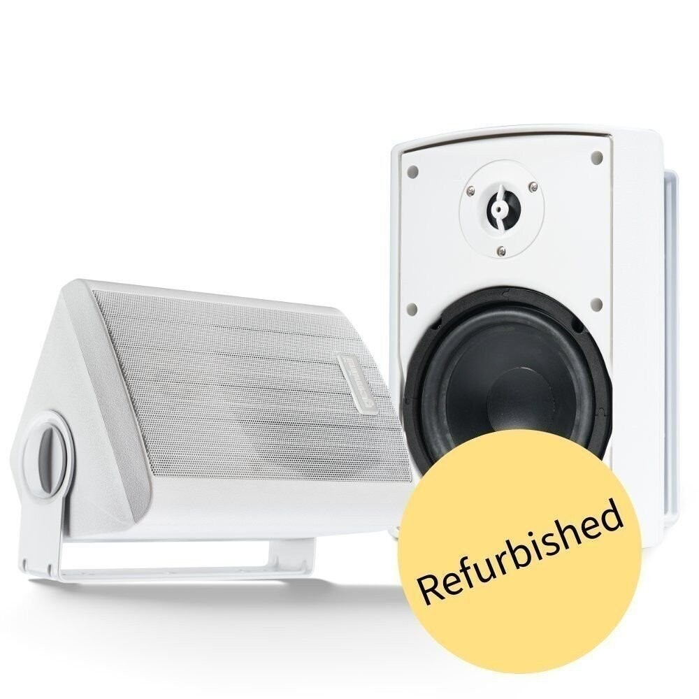 Gemini GHSI-W650BT-PR-WHT Refurbed Waterproof Outdoor Bluetooth Speakers