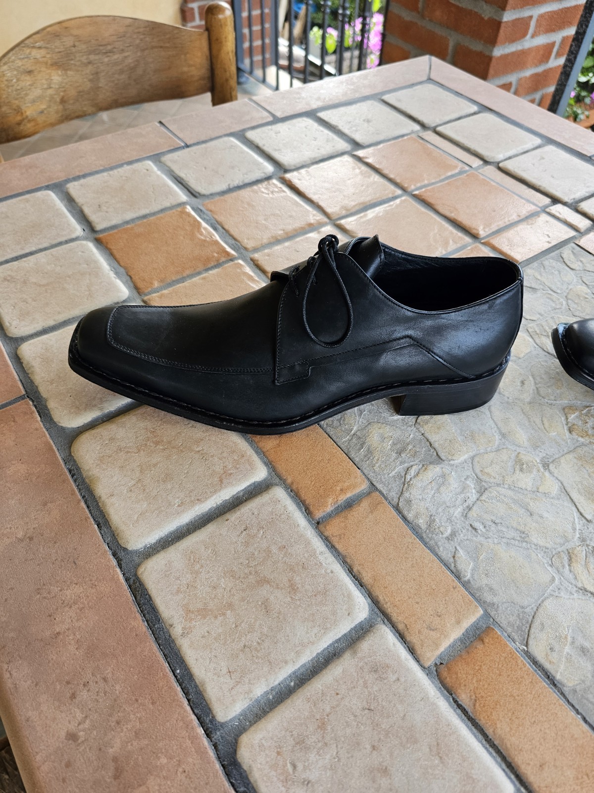 Elegant men's black shoe No.41