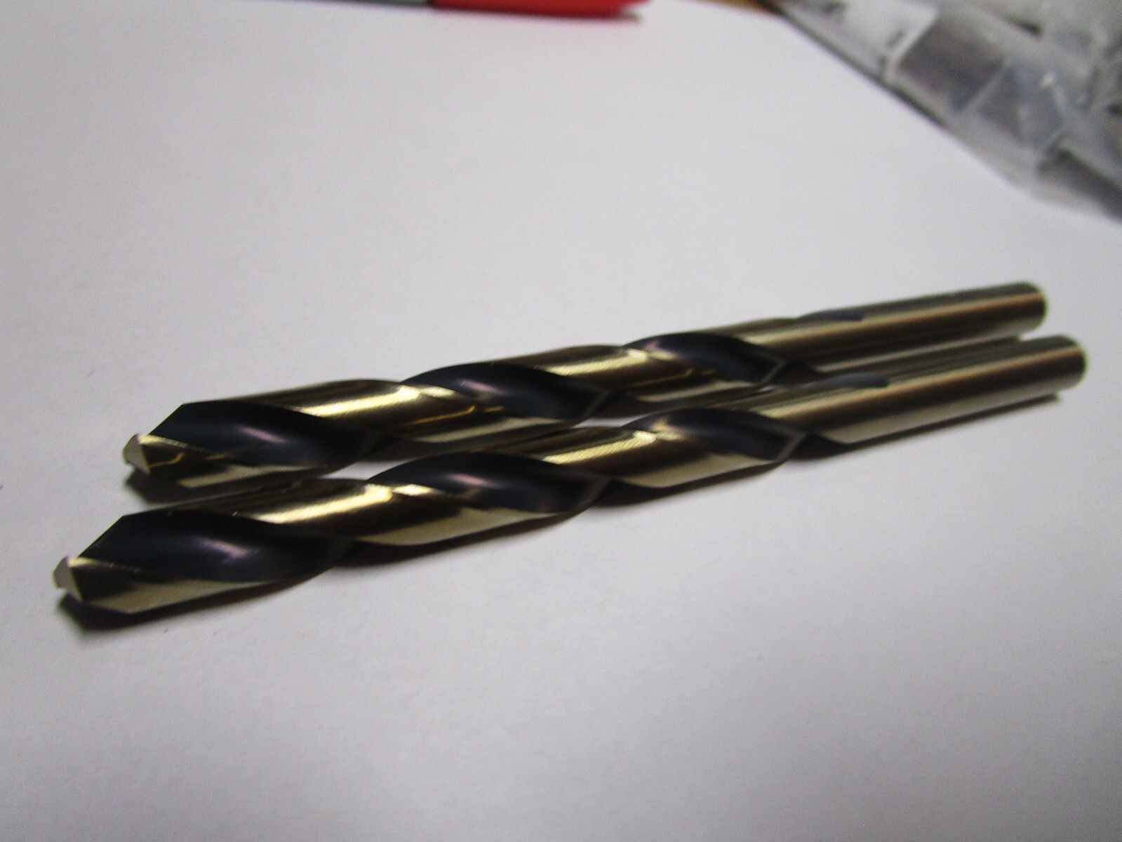 19/64" Hi-Molybdenum Steel 135° Split Point Black/Gold Finish Jobber Drill QTY 2