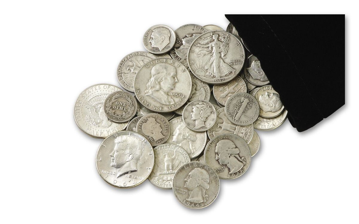 SILVER ESTATE SALE LOT ~ PRE 1965 MIXED 90% US OLD COINS ~90% QUARTER INCLUDED
