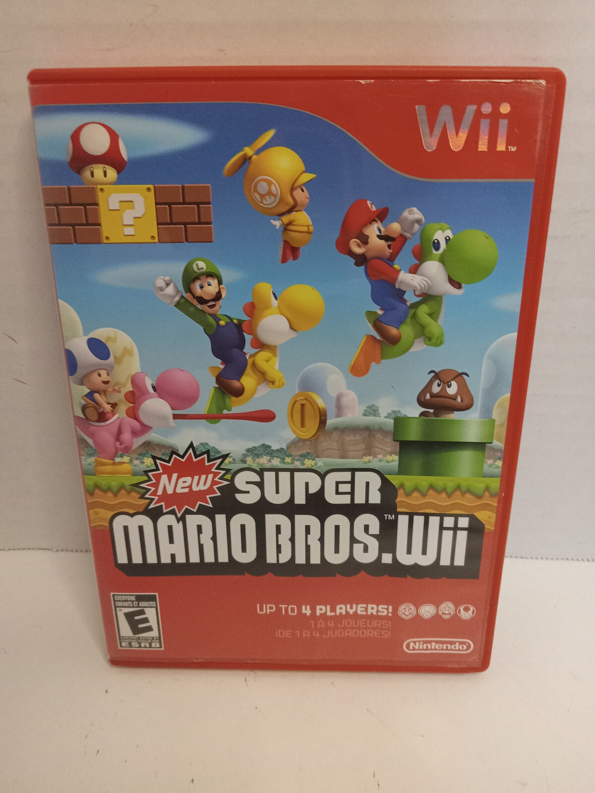 Nintendo Wii New Super Mario Bros. 2009 CASE ONLY