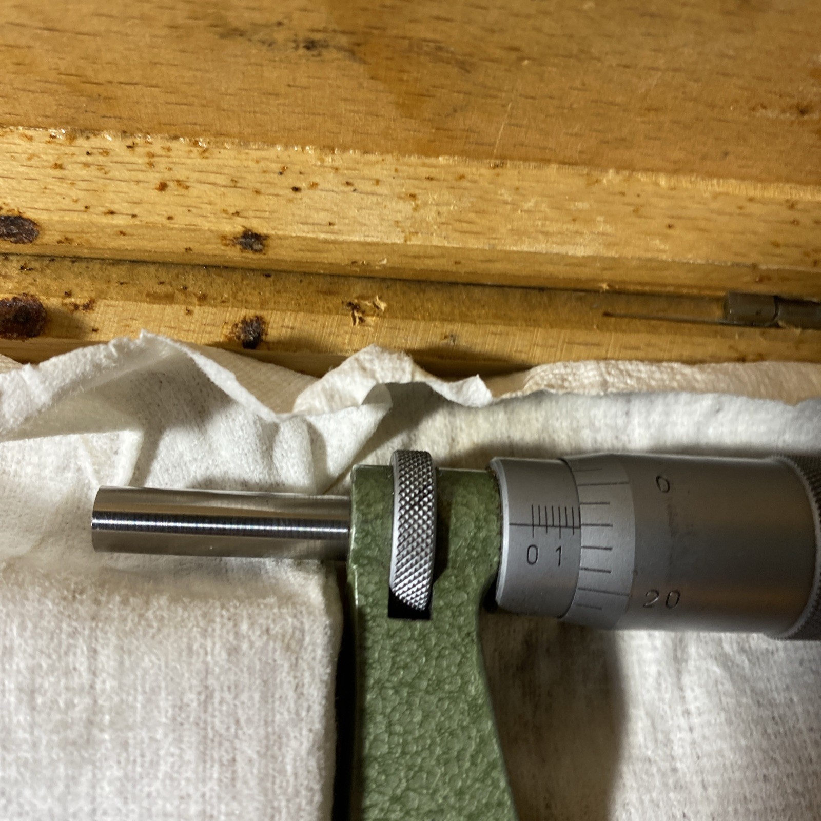 Mauser 7-8” Outside Micrometer With Case
