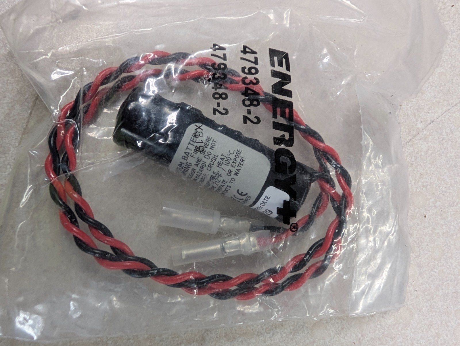 new ENERGY+ 479348-2 3.6V 2600mAh Lithium Battery Motoman Yaskawa HW8471030-A