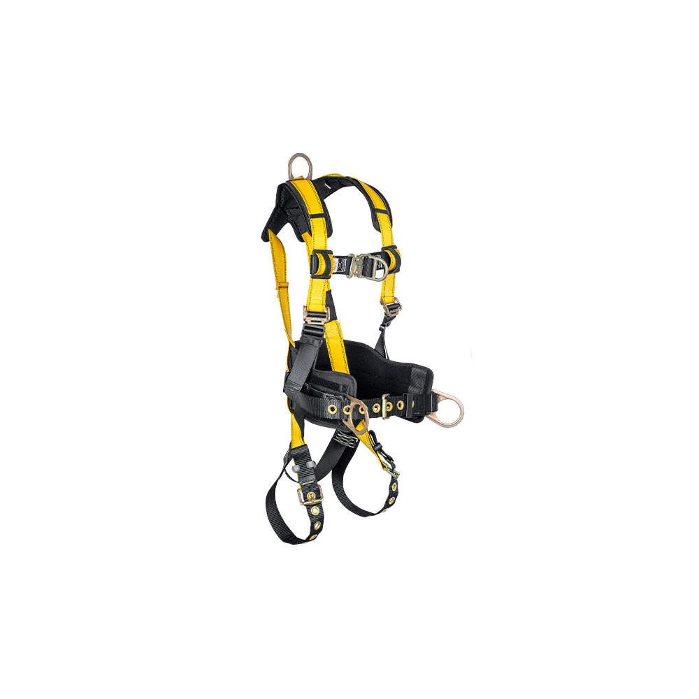 CONDOR  Full Body Harness,Vest,Yellow,L Size 61DD45