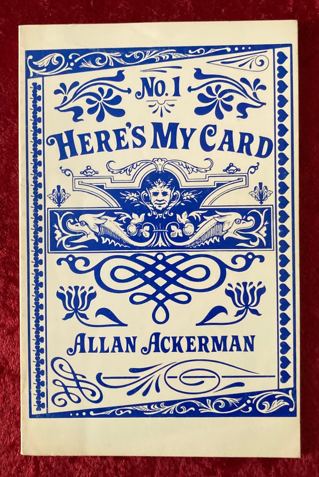 Here's My Card by Allen Ackerman 1978 - Magic Book