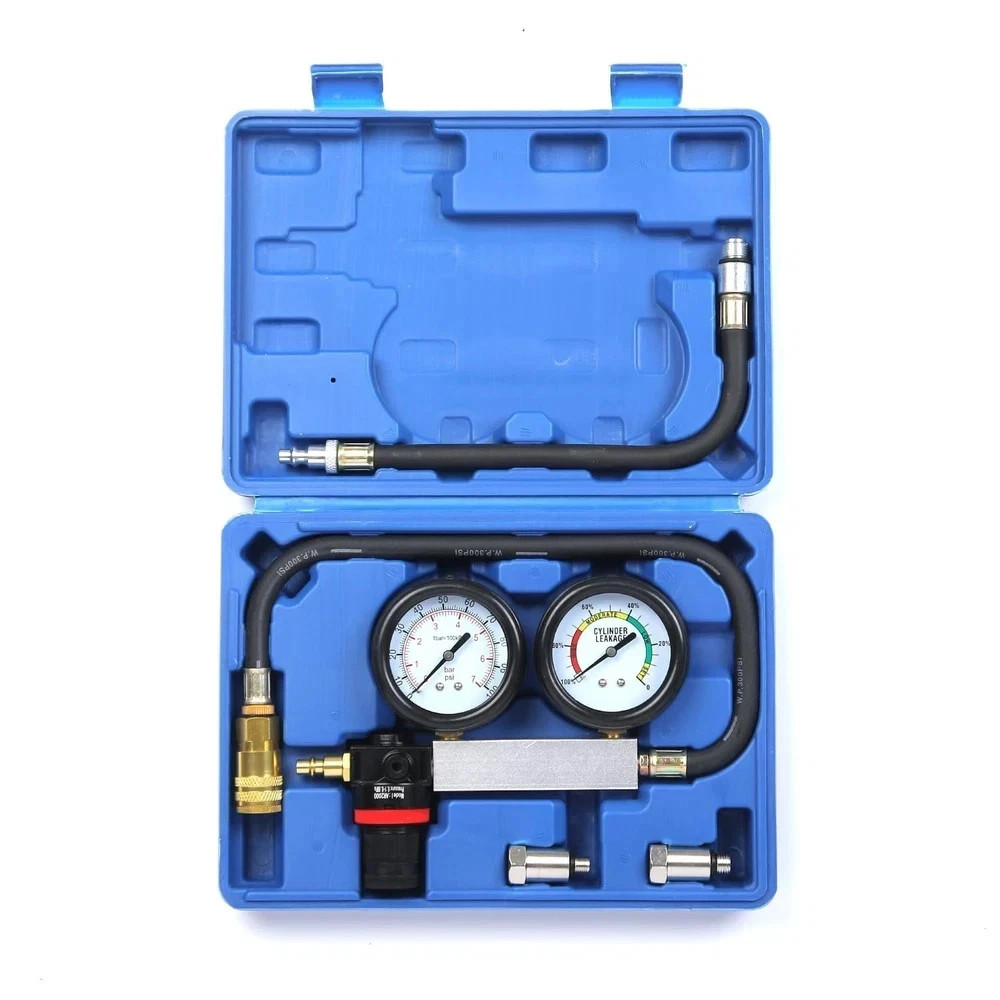 TU-21Cylinder Leak Down Tester Kit, Automotive Engine Compression Leakage Test