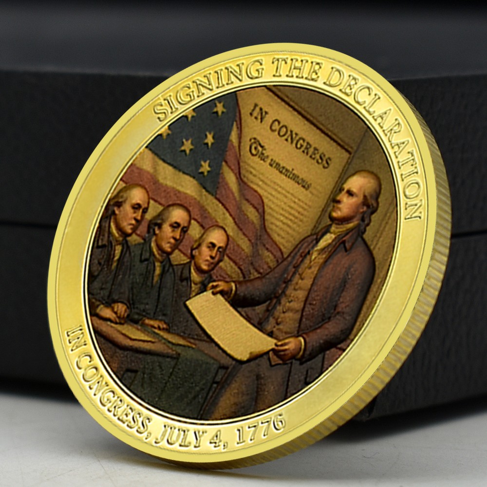 USA 250th Anniversary Declaration of Independence Commemorative Coin 1776–2026