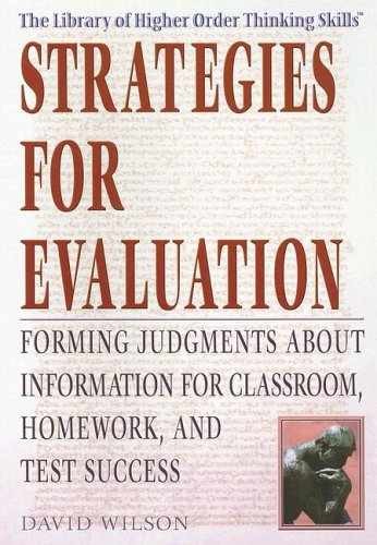 Strategies for Evaluation: Forming - Paperback, by Wilson David - Very Good