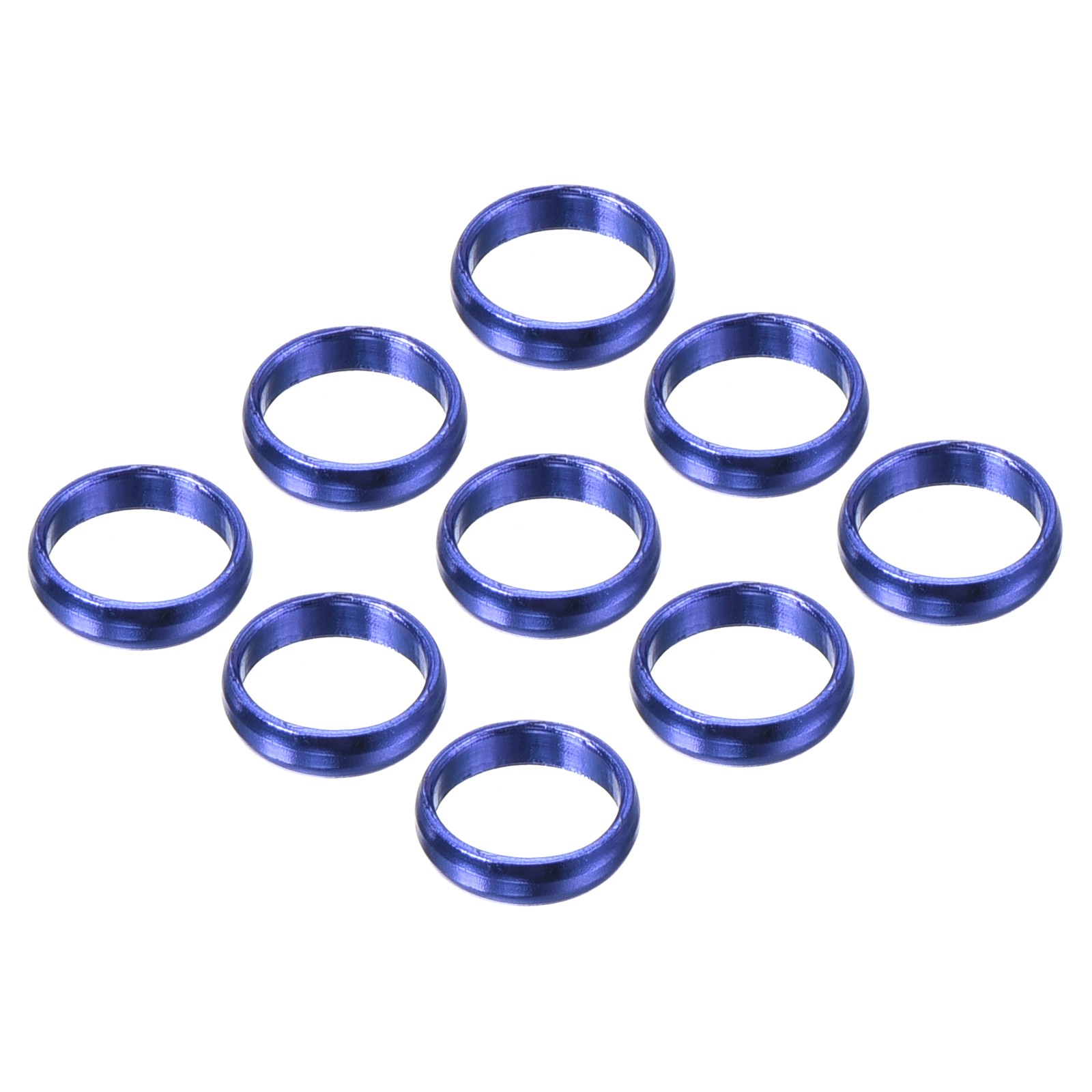 Dart Shaft Rings, Aluminum Dart O-Ring Accessories - 9 Pack (Blue)