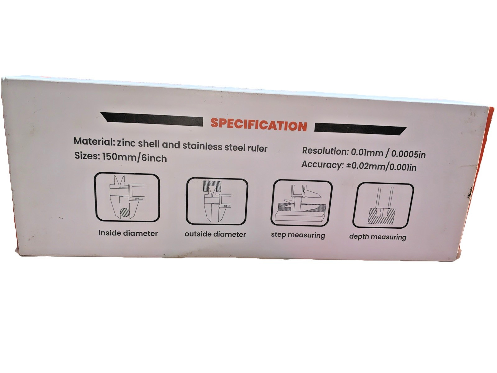 Digital Caliper, Caliper Measuring Tool with Backlight LCD Scree...