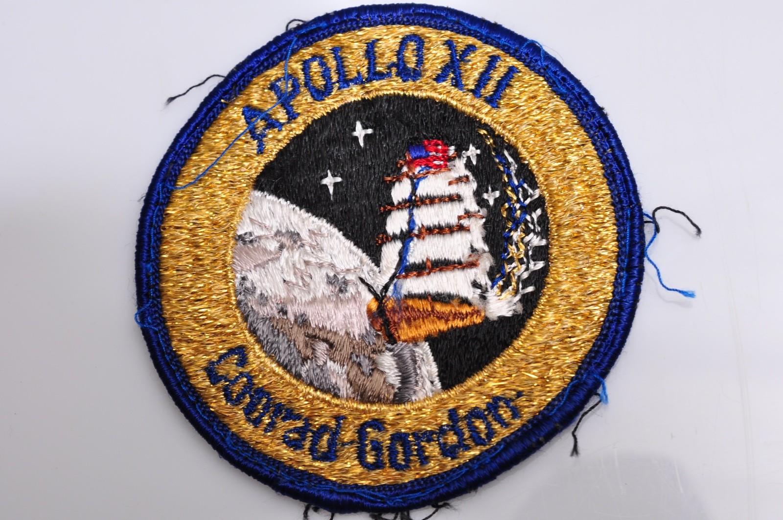 Two Vintage Commemorative Apollo Patches. SEE ALL PHOTOS