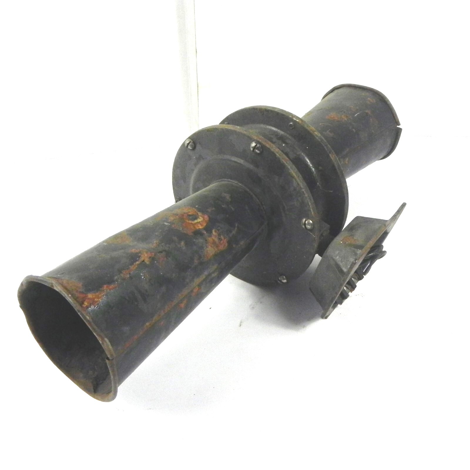 VINTAGE SCHOOL FACTORY DOUBLE HORN SIREN SIMPLEX WHEELOCK UNTESTED ALARM USED