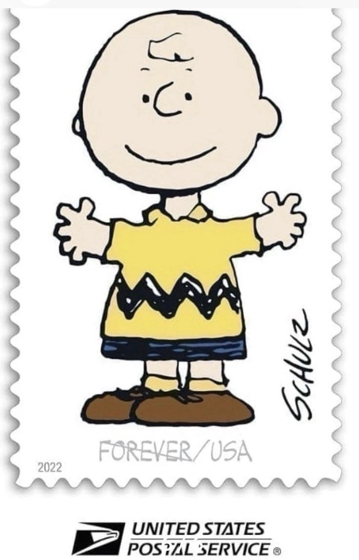 Charlie Brown Peanuts Gang 1st Class Stamps