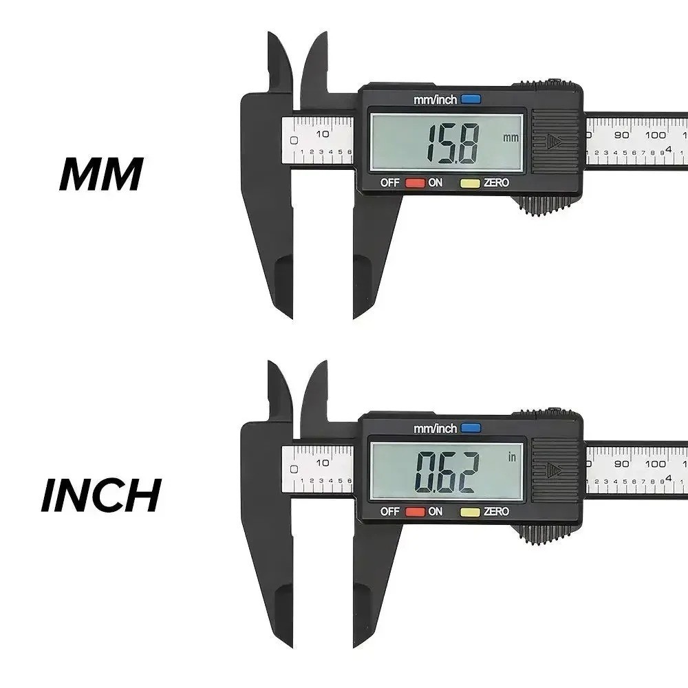 150mm Digital Caliper Micrometer LCD Gauge Vernier Electronic Measuring Tool