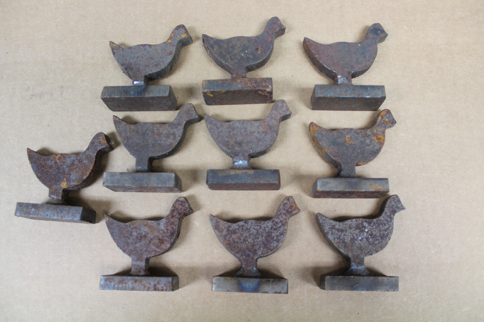 10 NRA 1/5 Scale Chicken Targets - 3/8" thick
