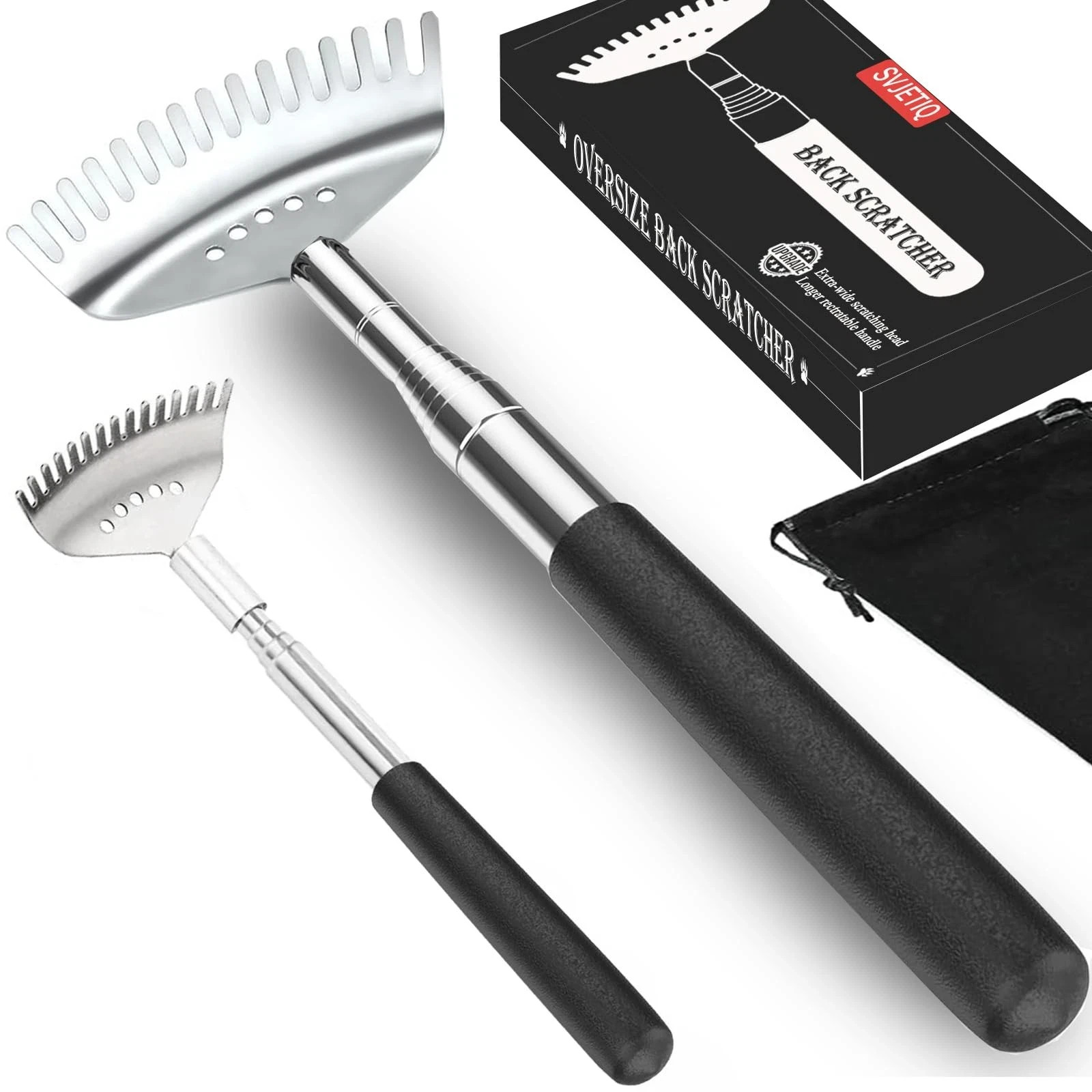 Oversized Extendable Back Scratcher – 2 Pack for Adults