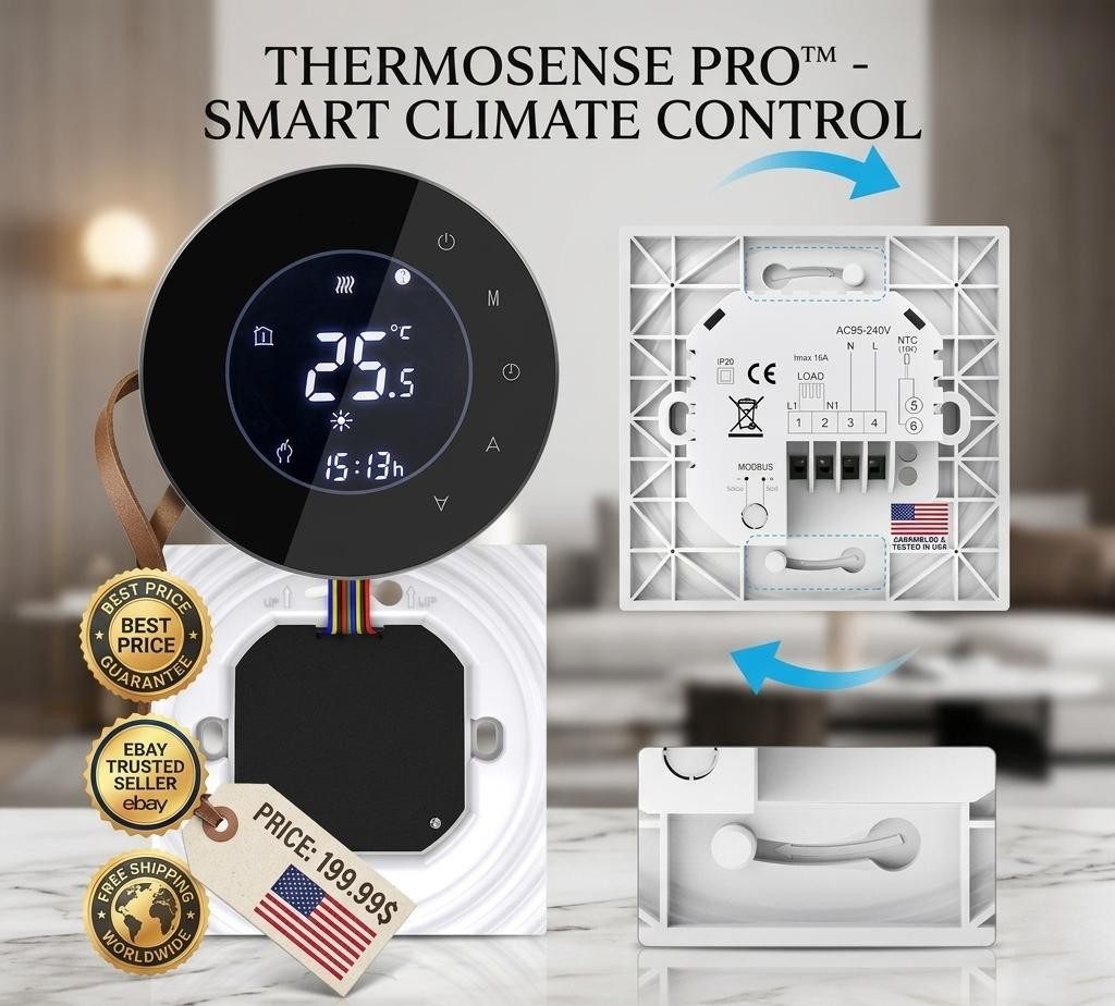 Smart Digital Thermostat | Programmable Display | WiFi Control | Free Delivery