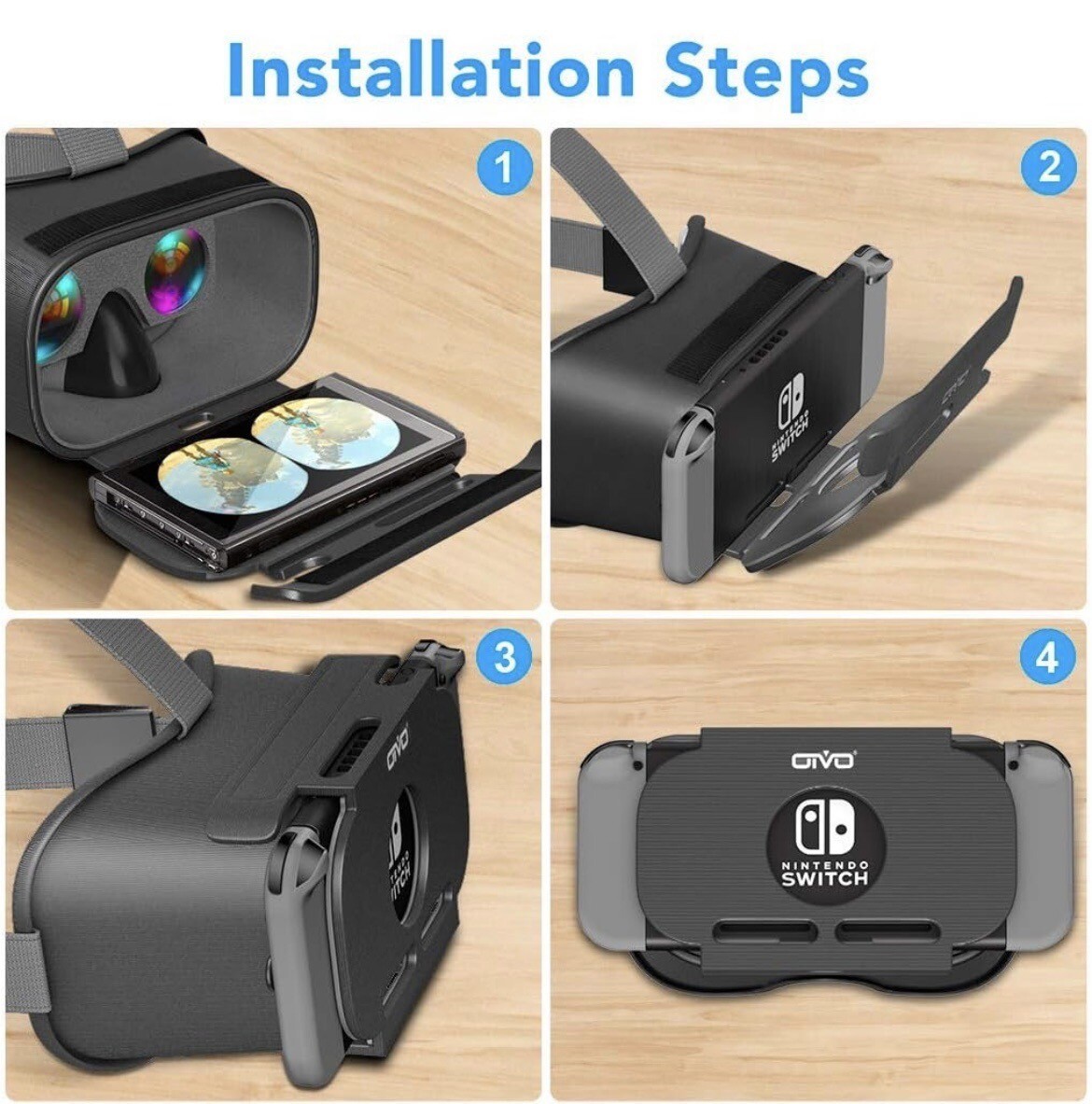 VR Headset Compatible with Nintendo Switch & Nintendo Switch OLED Model, New