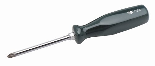SK Tools SureGrip Phillips Screwdriver, P2 x 4", Butyrate Handle, Vapor (82007)