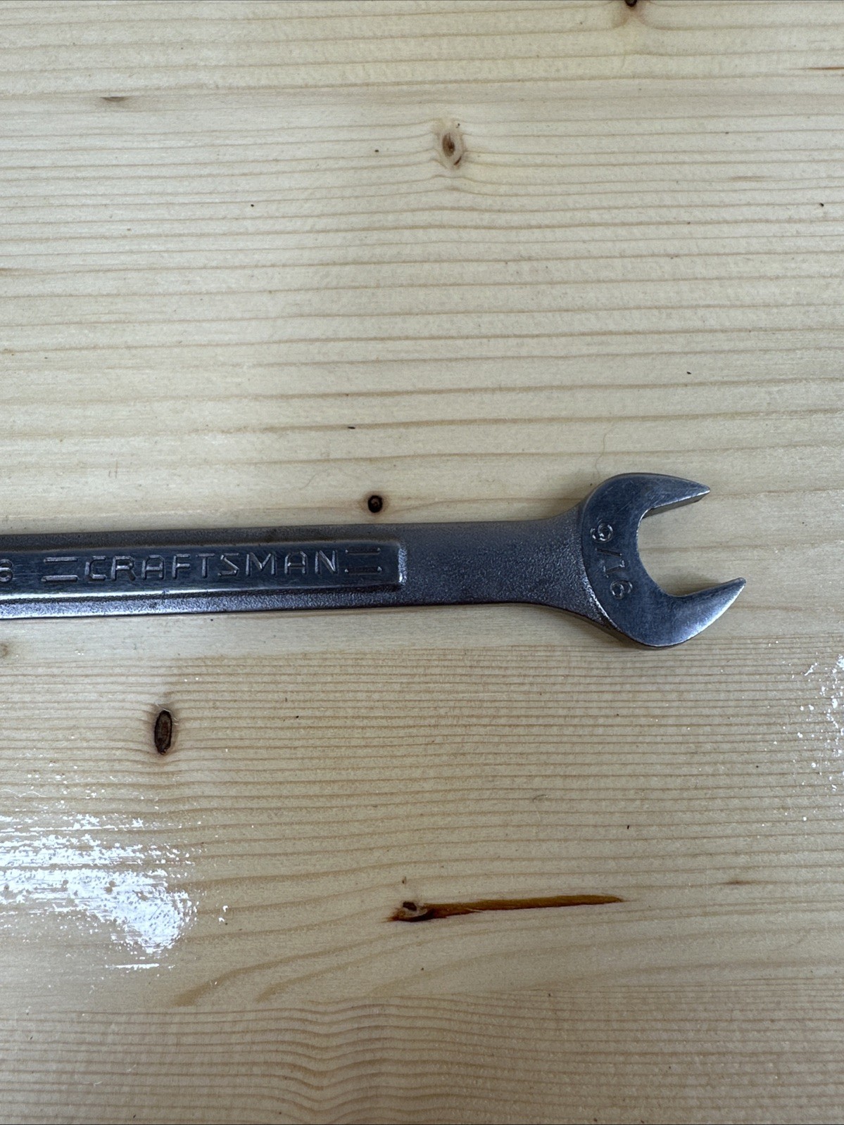 Craftsman Vintage 9/16 Combination Wrench 12 Point Made in USA VA 44696