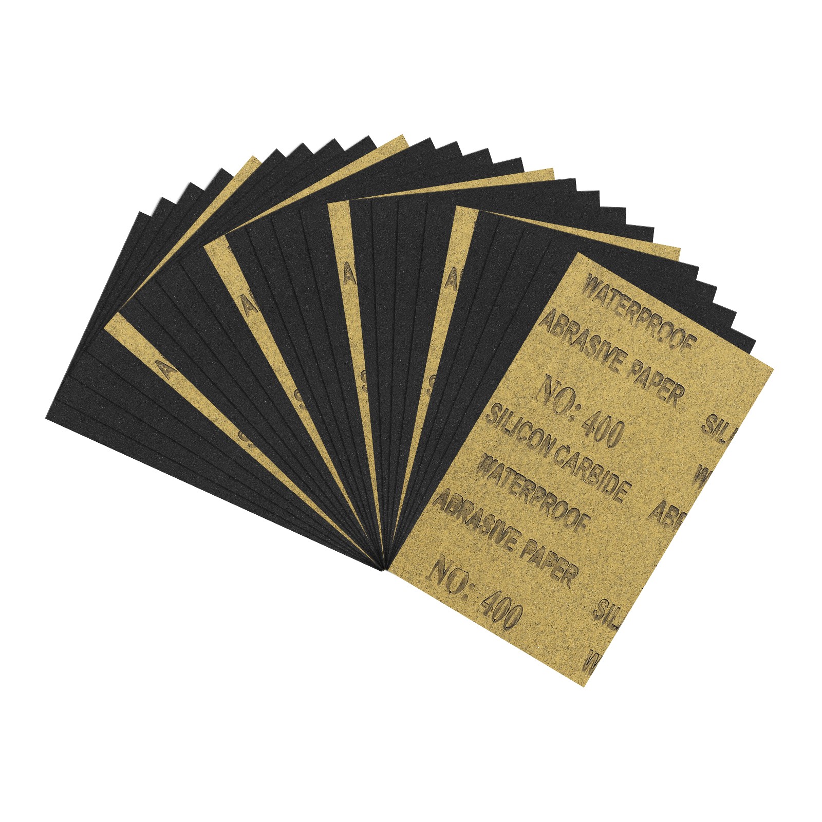 25pcs Sand Papers - [5.5 x 9 Inch x 400 Grits] Sandpaper Sheets