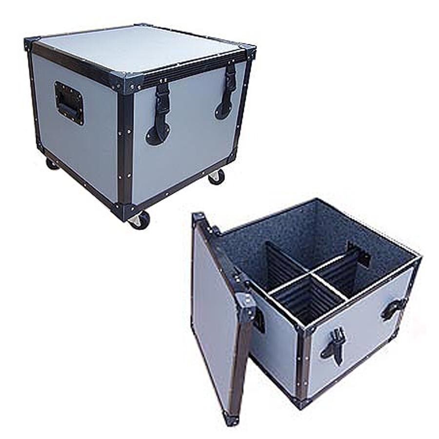 New TUFFBOX ROAD CASE for 4 PAR 38 CANS - 1/4" Medium Duty w/Wheels