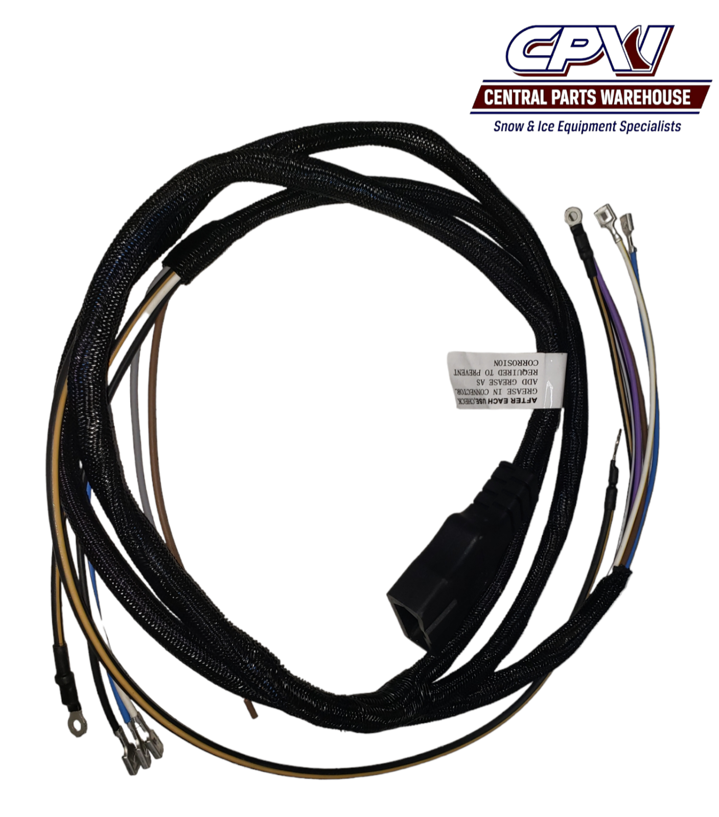 Replaces 26347 Western Fisher Blizzard 11 Pin Plow Side Light Harness 3 Plug