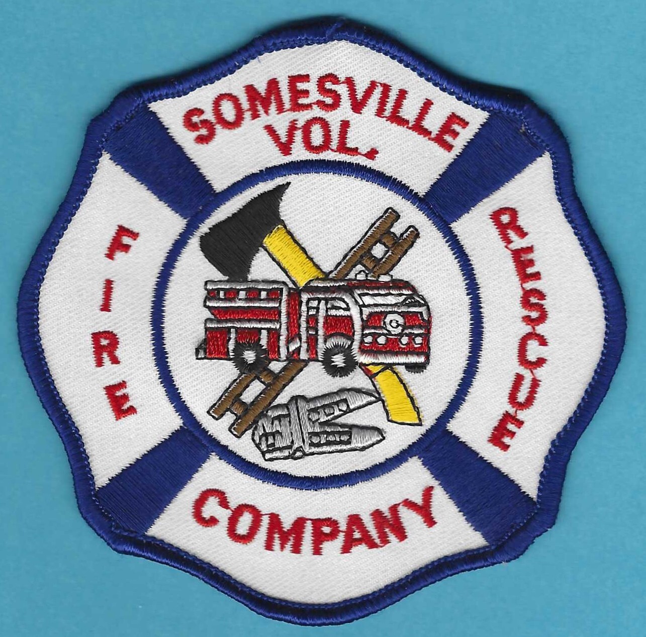 SOMESVILLE MAINE FIRE RESCUE PATCH