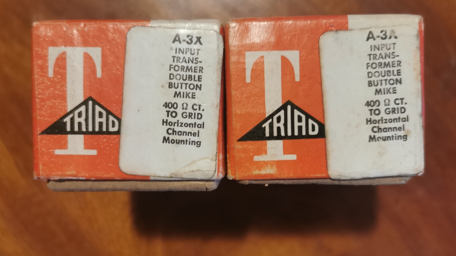 *MATCHED PAIR* TRIAD A3X mic MC step-up audio input transformer UTC ALTEC DUKANE