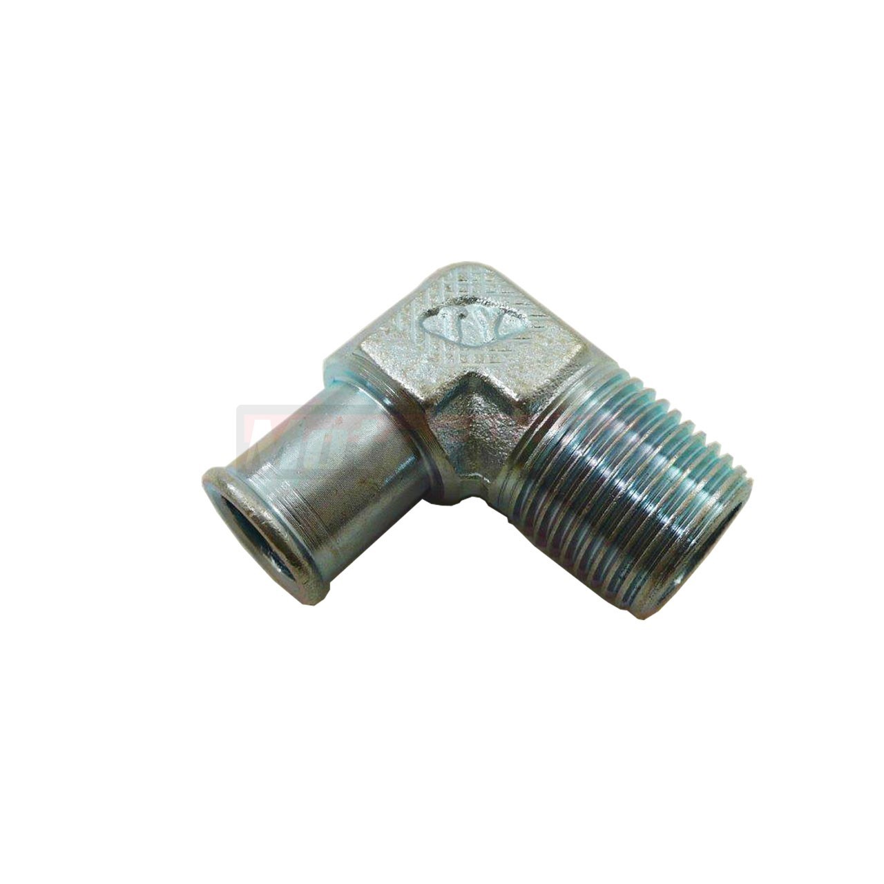 Steel Zinc 90 Degree Heater Hose Fittings 5/8" Barb x 1/2" NPT Intake Manifold