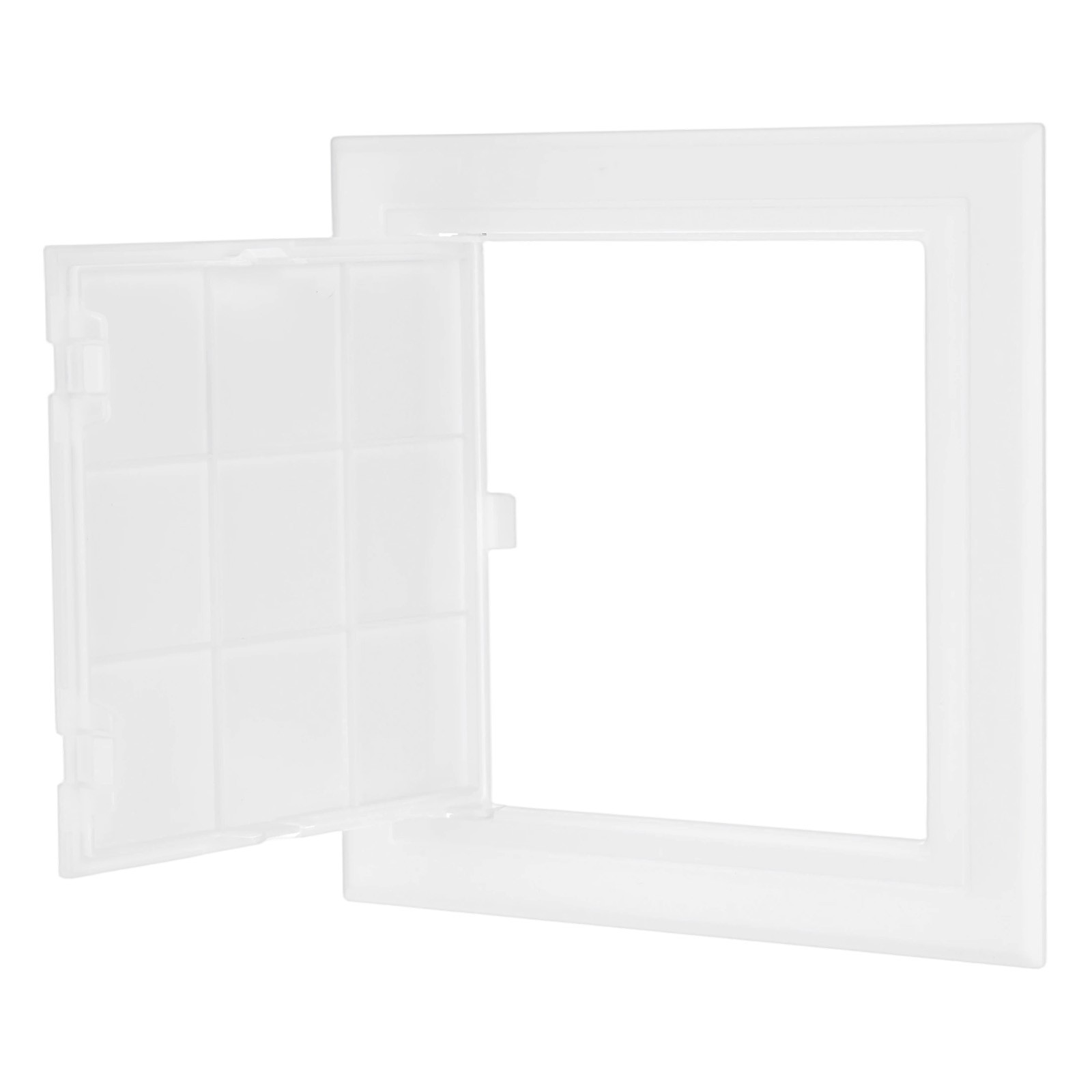 1-Pack Access Panel for Drywall, 5.7x6" Plastic Wall Hole Cover [White]