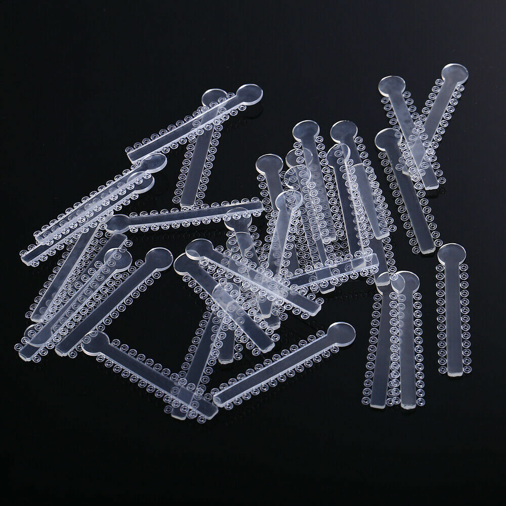 1040 Pcs Dental Orthodontics Elastomeric Ligature Ties Braces Bands Transparent