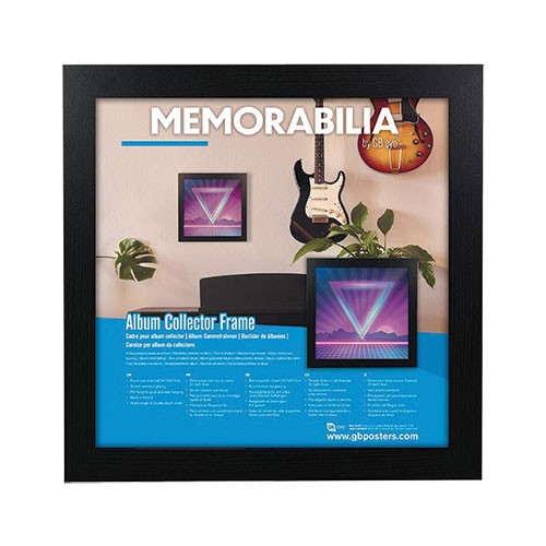 Album Cover Wall Frame Black 14x14 Display Your Favorite Vinyl Record Perfectly