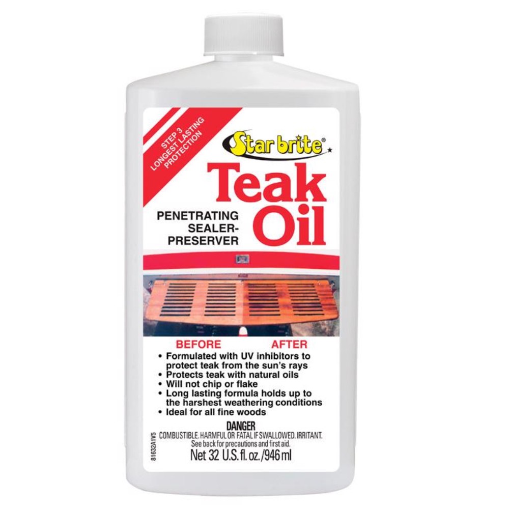 Star Brite 81632 Liquid Fast-Drying Teak Oil 32 oz.