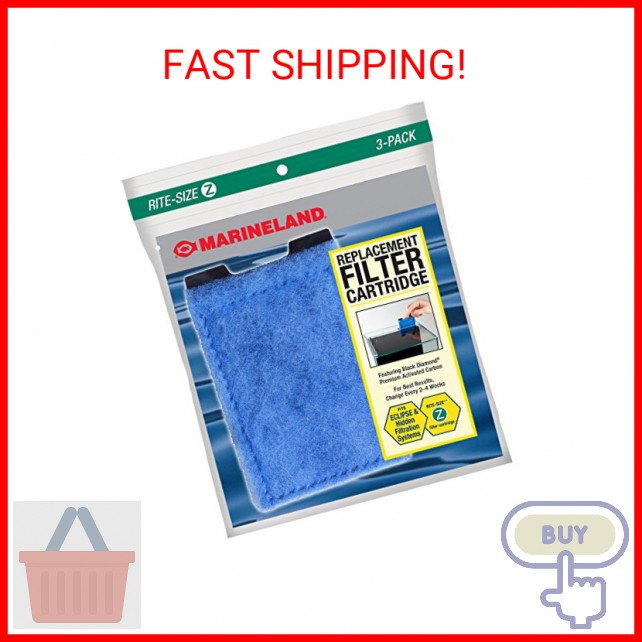 Marineland Eclipse Replacement Filter Cartridges, For Aquarium Filtration