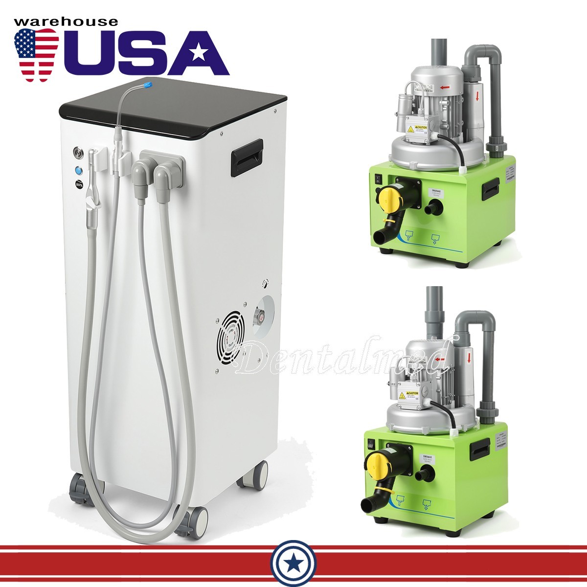 Dental Electric Suction Machine Negative Pressure System Strong Suction Unit
