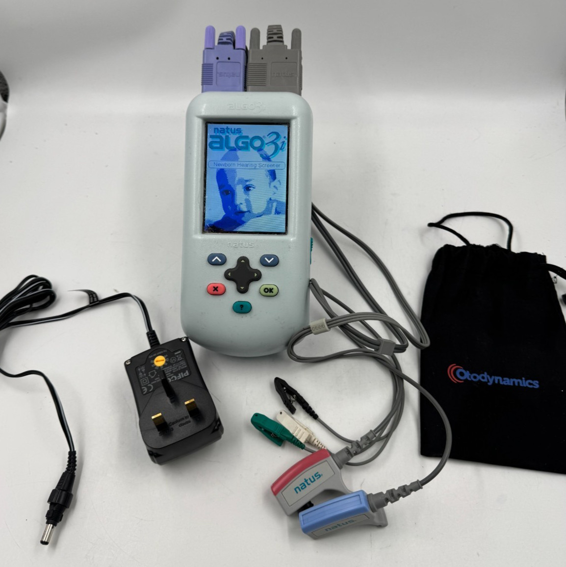 NATUS ALGO 3i Madsen AccuScreen Audiometer Hearing Screener probes UK VAT