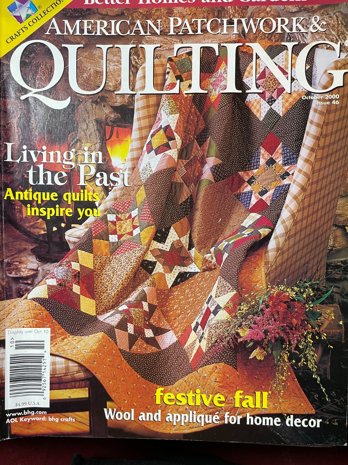 American Patchwork Quilting Magazine ~ Oct. 2000 A Crate of Eggs ~ No PAttern