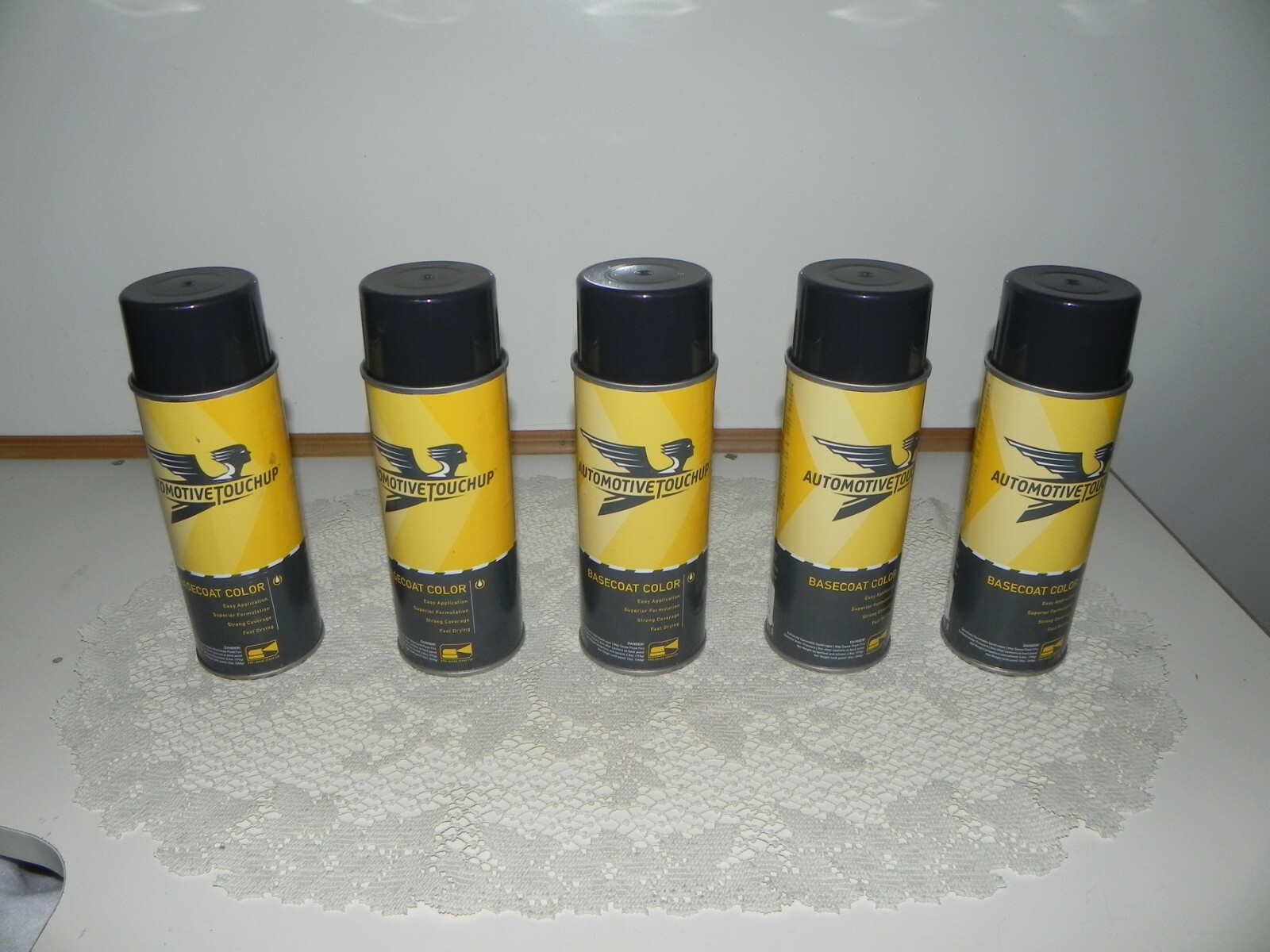 5 Cans Light Almond Pearl Metallic Chrysler Basecoat AY111ZXJ Spray Can Paint