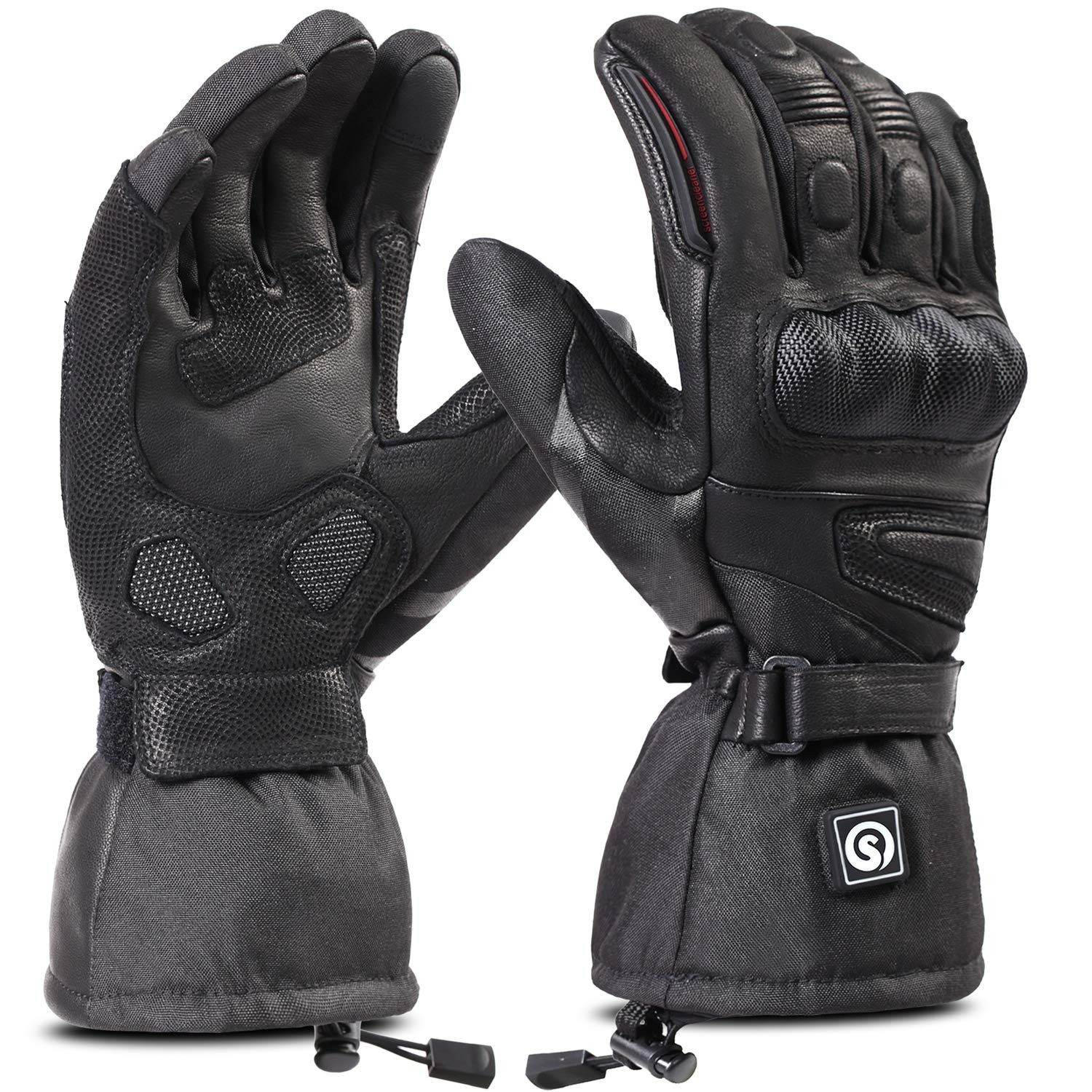 Heated Gloves for Men & Women, Electric Heated Gloves for Motorcycle, Skiing,...