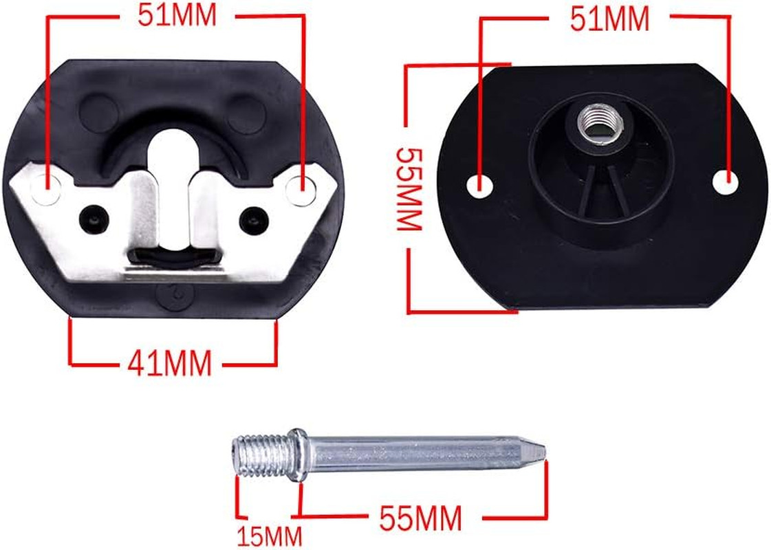 4 Sets Furniture Connector Pin Style Replacements Part Sofa Couch Sectional Conn